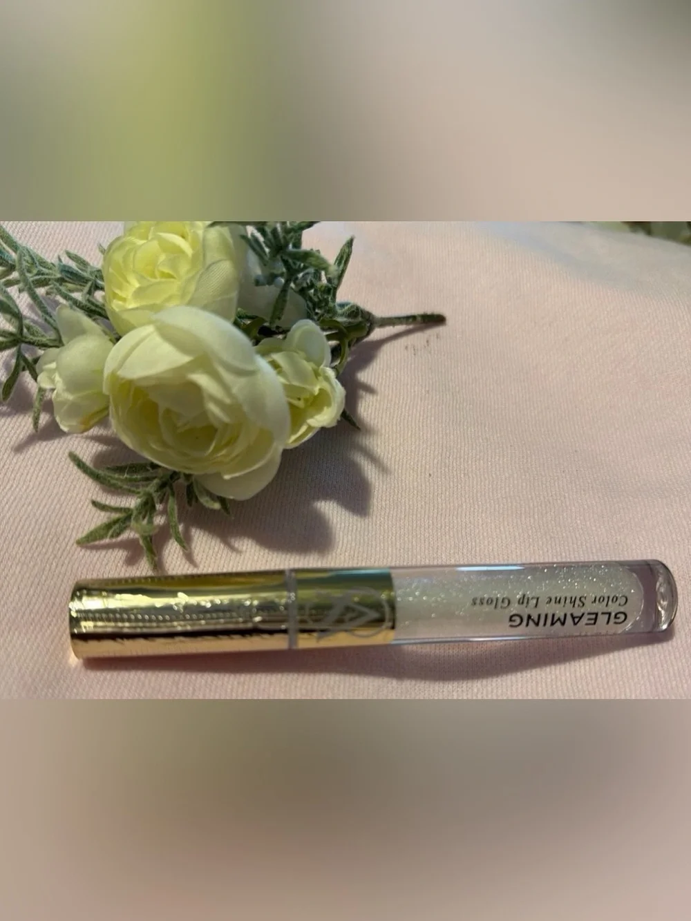Victoria's Secret Gleaming Color Shine Lip Gloss — Sparkling White Shimmer